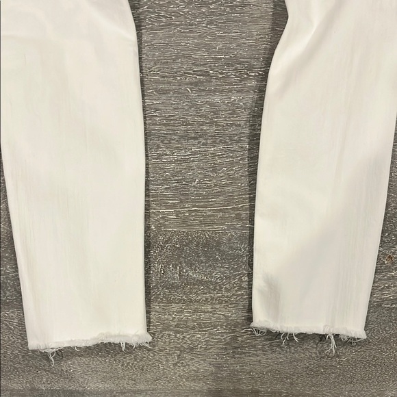 Women’s White Size 25 Hudson Distressed Super Skinny Midrise Ankle Nico Jeans - Picture 7 of 10